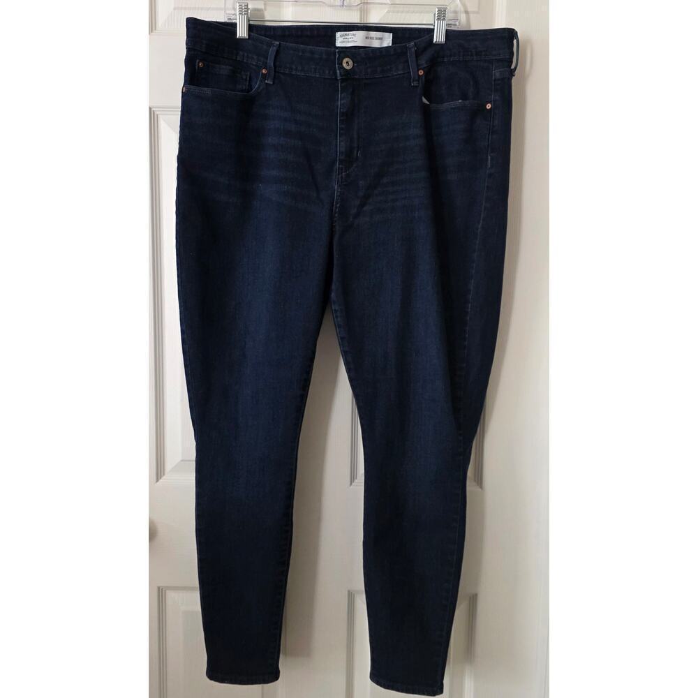 Levi Strauss Signature Mid Rise Skinny Jeans Women's Size 20